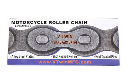 York 120 x 530 O-Ring Nickel Chain for Harley Davidson FL Models by York