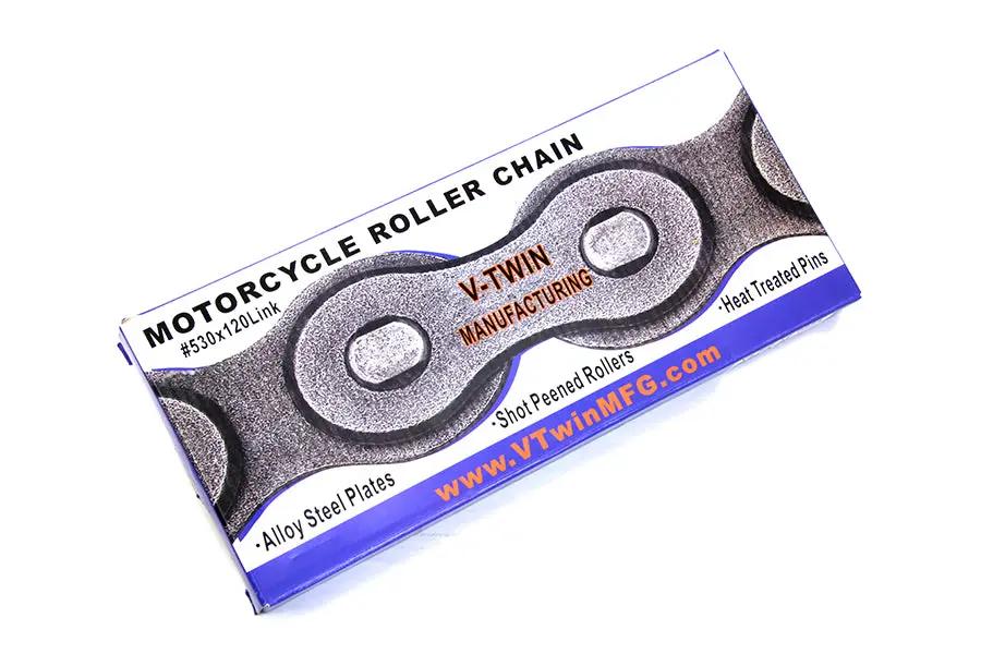 York 120 x 530 O-Ring Nickel Chain for Harley Davidson FL Models by York