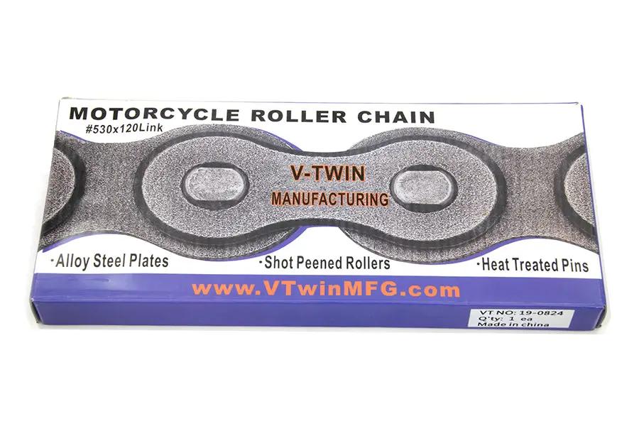 York 120 x 530 O-Ring Nickel Chain for Harley Davidson FL Models by York