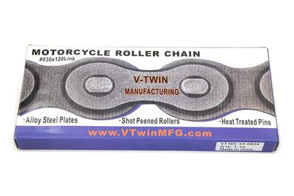 York 120 x 530 O-Ring Nickel Chain for Harley Davidson FL Models by York