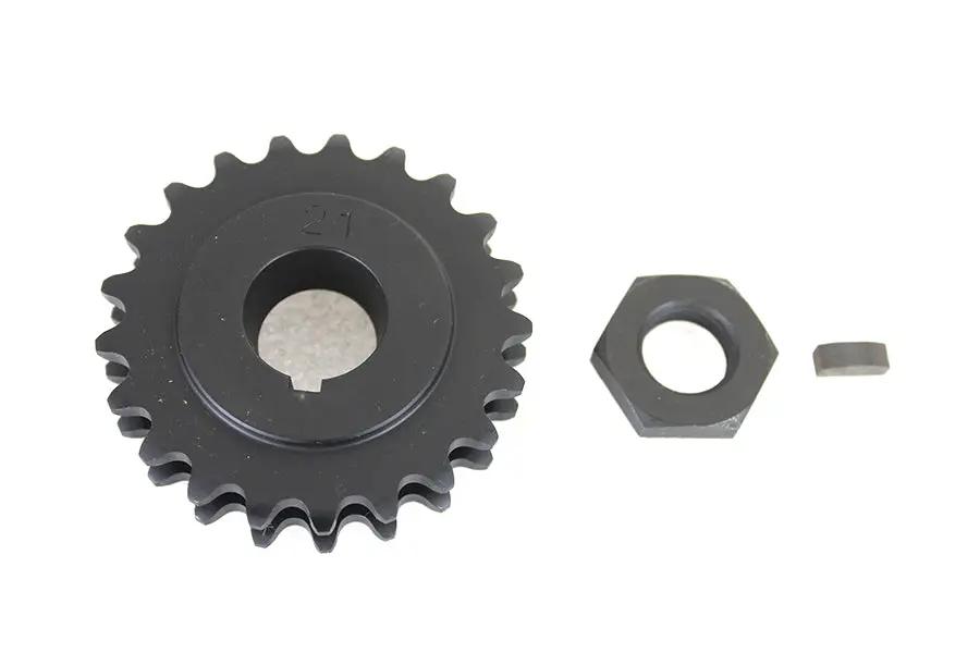 York 19-0880 21-Tooth Engine Sprocket Kit for Harley Davidson WL Models by York