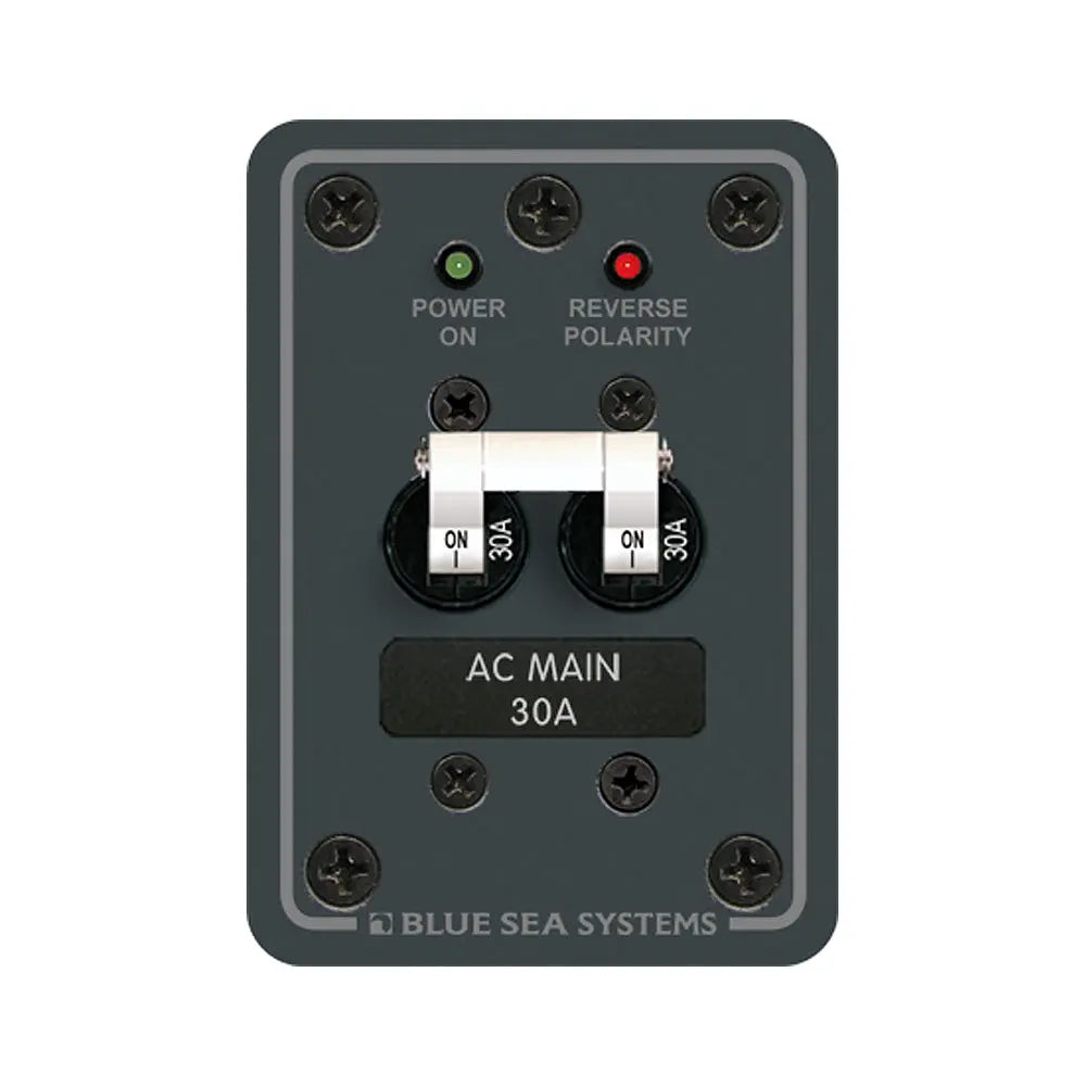 Blue Sea Systems 8077 AC Main Only Toggle Circuit Breaker Panel