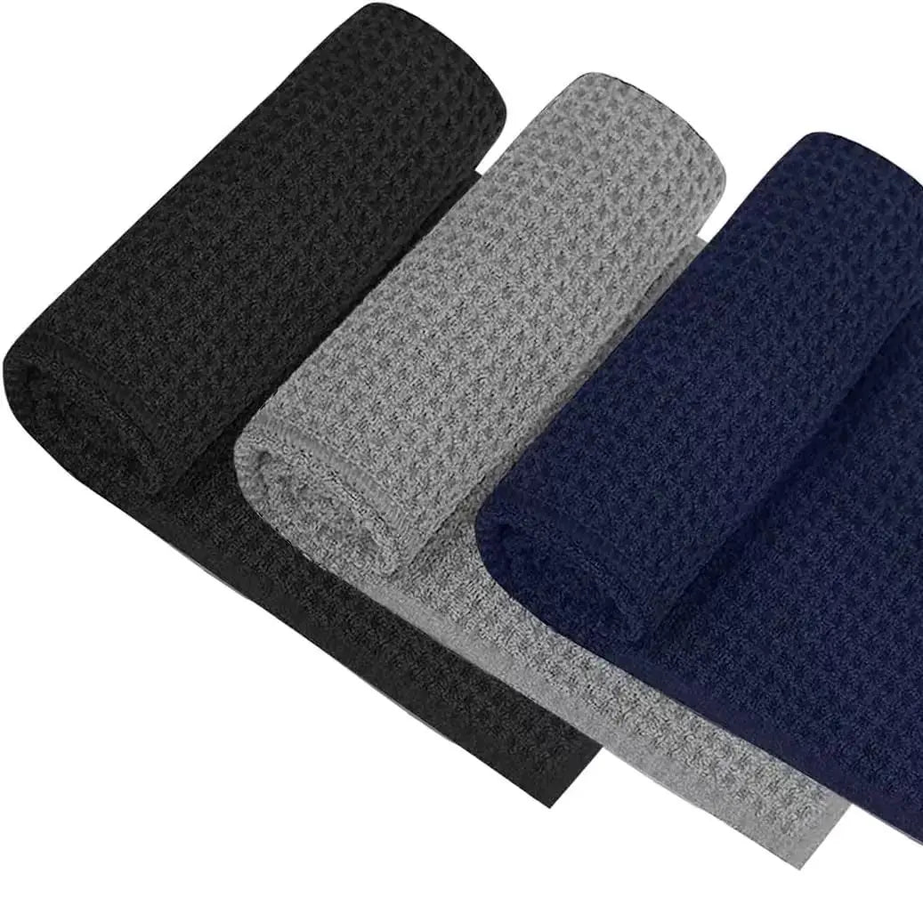 Pineapple Wood Golf Microfiber Towel with Carabiner Atticus Goods