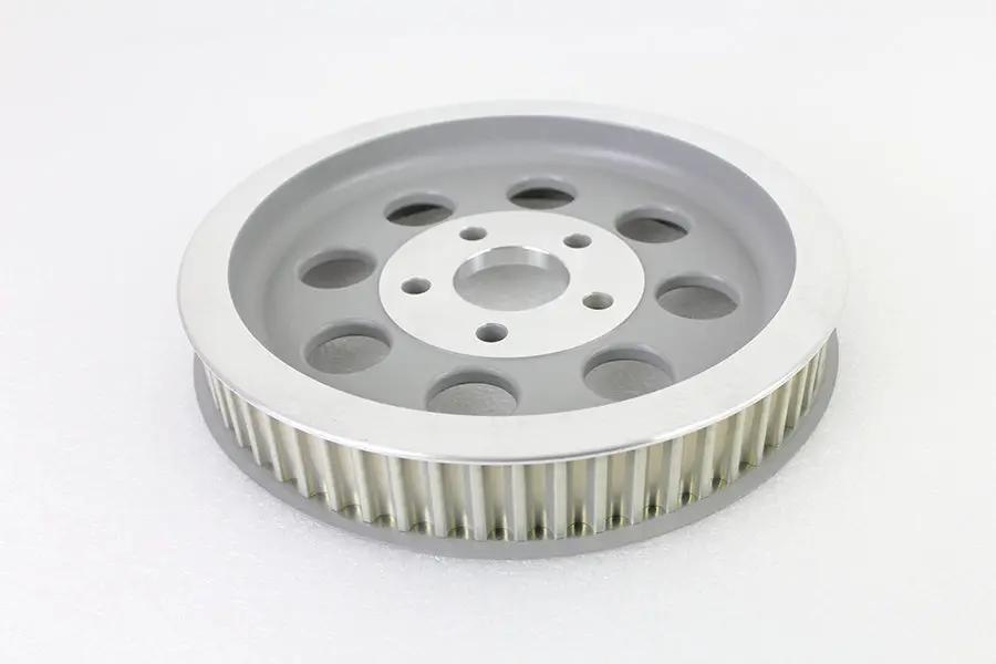 York 191417 Silver Rear Belt Pulley with 61 Tooth for 4-Speed Harley Davidson Models by York