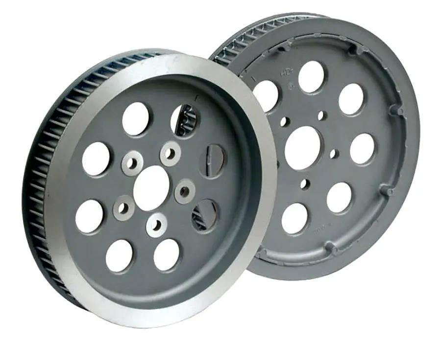 York 191416 Black Rear Belt Pulley with 65 Teeth for Harley Davidson 1979-1984 FL & FX Models by York