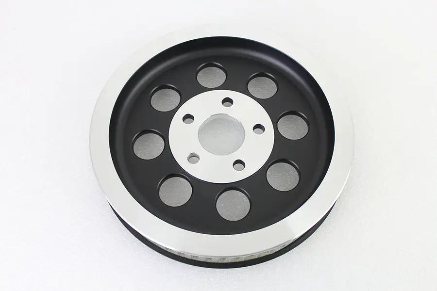 York 191418 Black Rear Belt Pulley with 61 Teeth for Harley Davidson FL and FX Models by York
