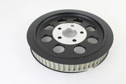 York 191418 Black Rear Belt Pulley with 61 Teeth for Harley Davidson FL and FX Models by York