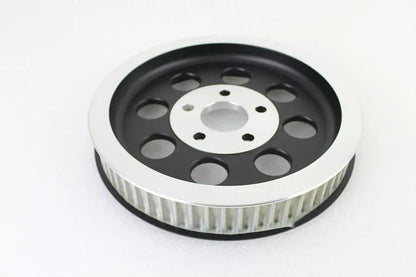 York 191418 Black Rear Belt Pulley with 61 Teeth for Harley Davidson FL and FX Models by York