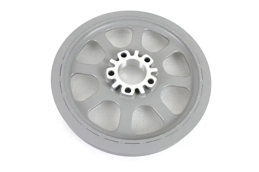 York 191419 Silver Rear Belt Pulley with 70 Teeth for Harley Davidson FLST and FXST Models by York