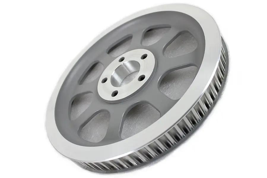 York 191419 Silver Rear Belt Pulley with 70 Teeth for Harley Davidson FLST and FXST Models by York