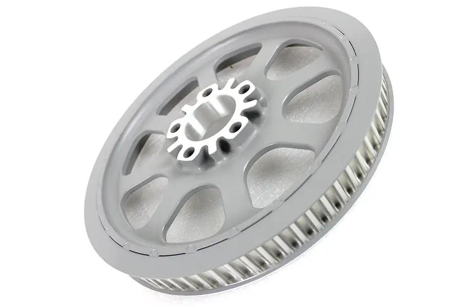 York 191419 Silver Rear Belt Pulley with 70 Teeth for Harley Davidson FLST and FXST Models by York