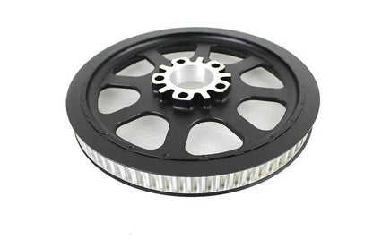 York Black Rear Belt Pulley 70 Tooth for Harley Davidson FLST & FXST Models by York