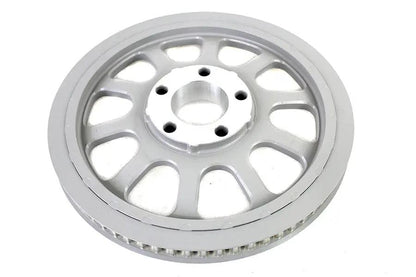 York Silver 66-Tooth Rear Belt Pulley for Harley Davidson FLST and FXST Models Part #191429 by York