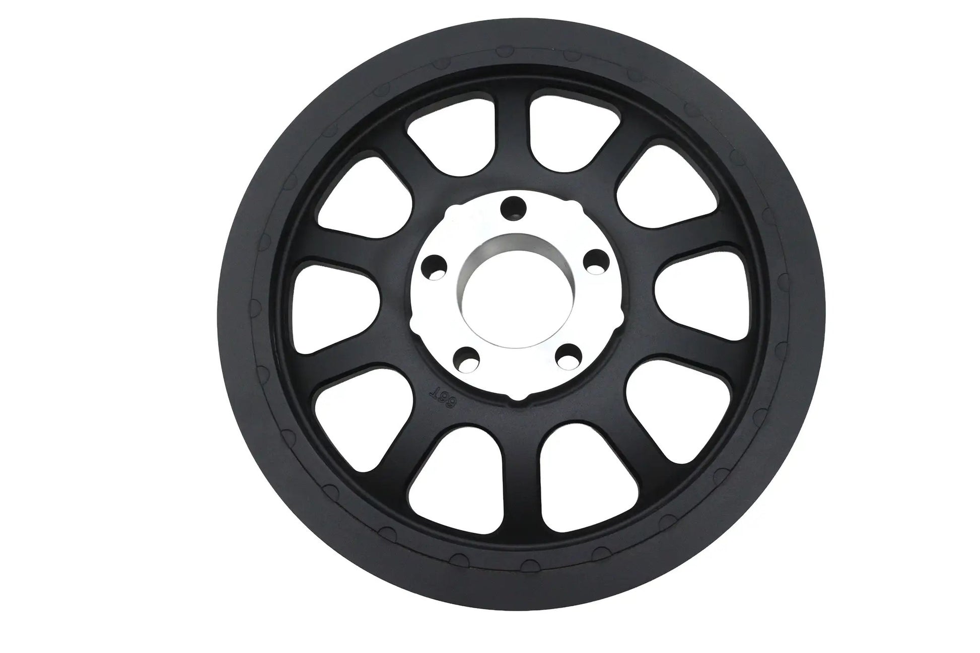 York 191430 Black Rear Belt Pulley with 66 Teeth for Harley Davidson FLST and FXST Models by York