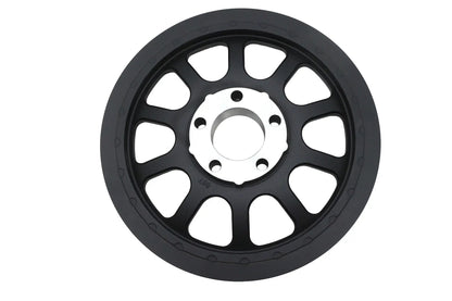 York 191430 Black Rear Belt Pulley with 66 Teeth for Harley Davidson FLST and FXST Models by York