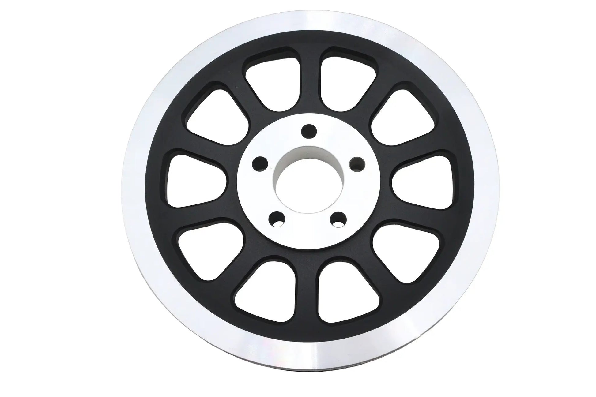 York 191430 Black Rear Belt Pulley with 66 Teeth for Harley Davidson FLST and FXST Models by York