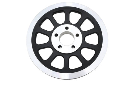 York 191430 Black Rear Belt Pulley with 66 Teeth for Harley Davidson FLST and FXST Models by York