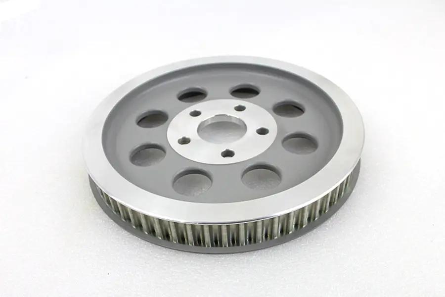 York 191433 Silver 66-Tooth Rear Belt Pulley for Harley Davidson XL Models by York