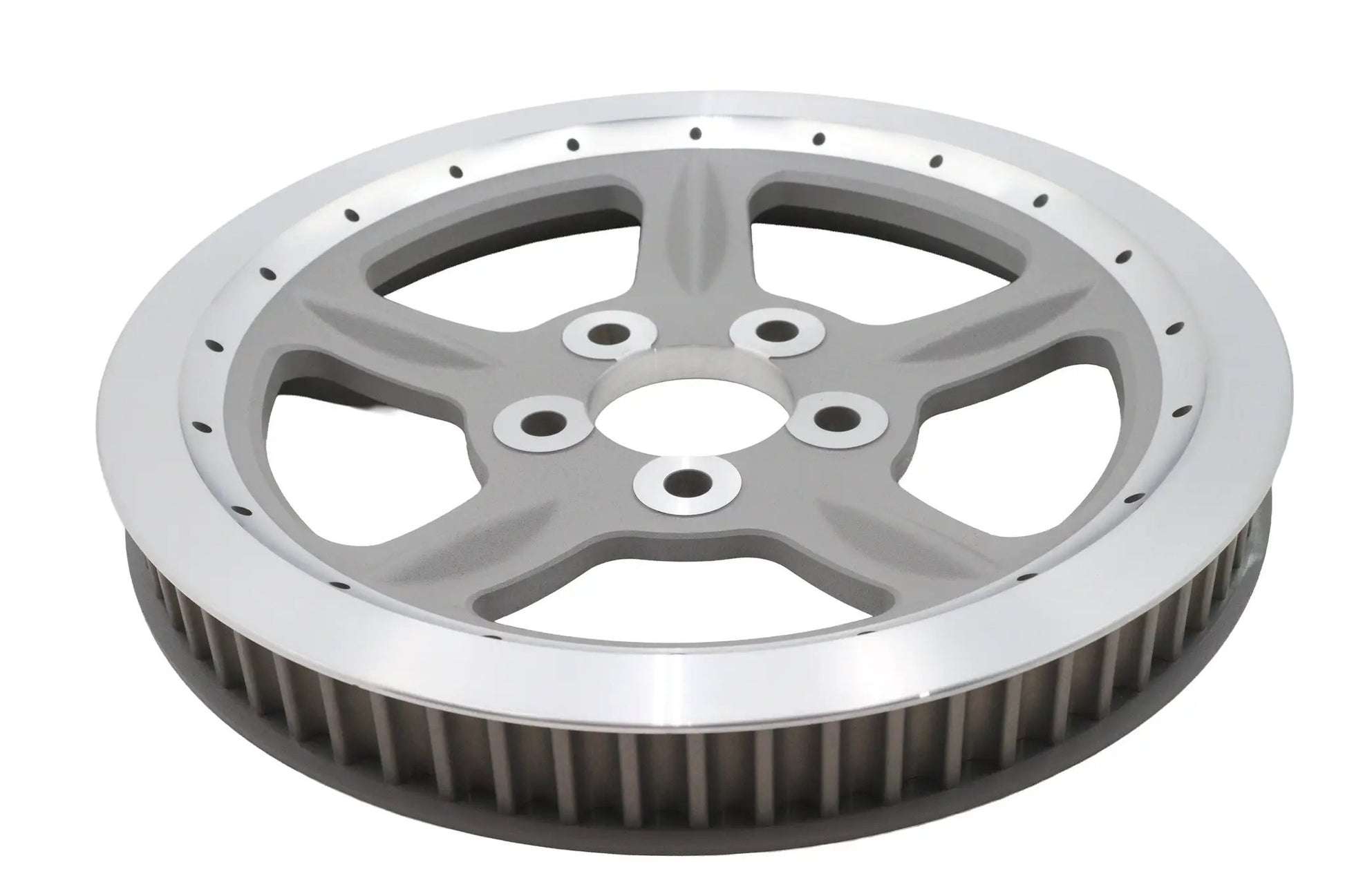 York Silver Rear Belt Pulley 68 Tooth for Harley Davidson XL Models (Part #191437) by York
