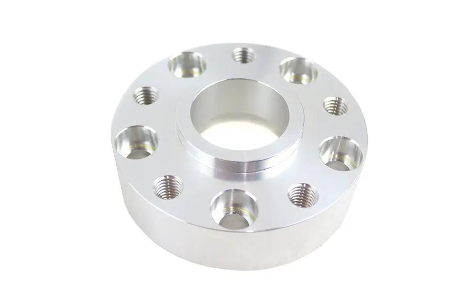 V-Twin 1-1/8 Inch Pulley Spacer Polished - Extra Support with Dual Bolt Mounting System by V-Twin