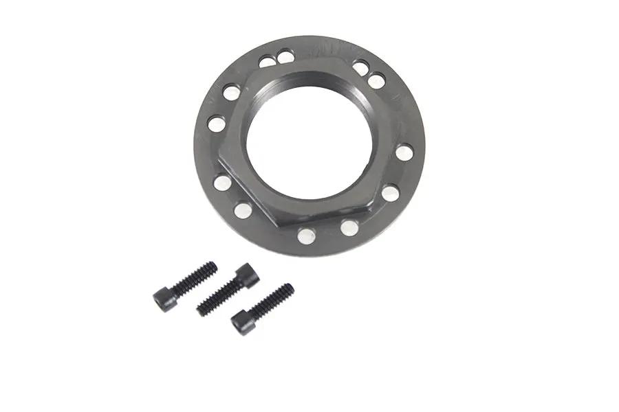 V-Twin Hex Flange Sprocket Nut Black for Harley Davidson FXR and FXST Models by V-Twin