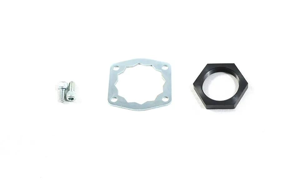 York Front Belt Drive Lock Plate and Nut Kit for Harley Davidson FXST (1993-2002) by York