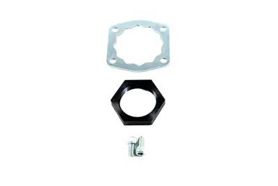 York Front Belt Drive Lock Plate and Nut Kit for Harley Davidson FXST (1993-2002) by York