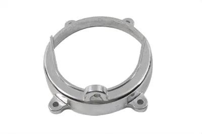 York 70150 Polished Belt Drive Alternator Cover with Mounting Lug for Cone Engines by York