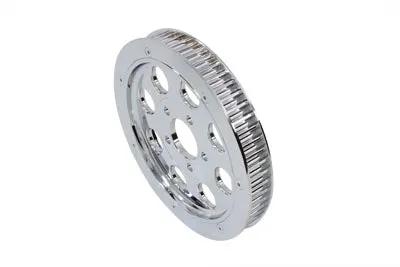 York Rear Drive Pulley 61 Tooth Chrome for Harley Davidson XL (2000-2003) by York