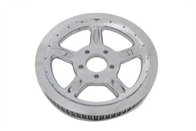 York 191441 Rear Drive Pulley 68 Tooth Chrome for Harley Davidson XL Models by York