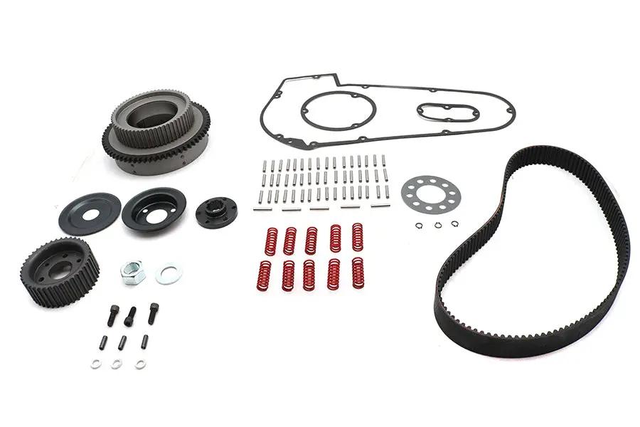 Ultima 8mm Belt Drive Kit for Harley Davidson - Includes Pulley, Belt, and Clutch Spring Set by Ultima