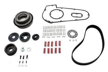 Ultima 8mm Belt Drive Kit for Harley Davidson - Includes Pulley, Belt, and Clutch Spring Set by Ultima
