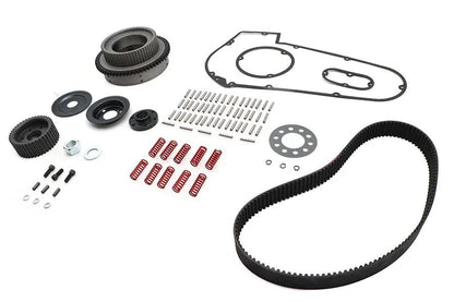 Ultima 8mm Belt Drive Kit for Harley Davidson - Includes Pulley, Belt, and Clutch Spring Set by Ultima