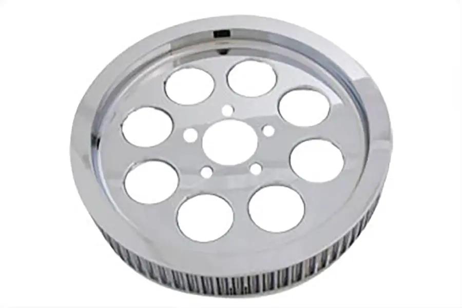 York Chrome Rear Drive 70 Tooth Pulley for Harley Davidson FLT Models by York