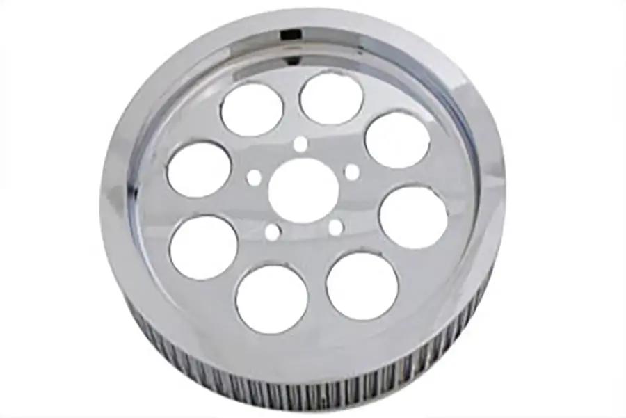 York Chrome Rear Drive 70 Tooth Pulley for Harley Davidson FLT Models by York