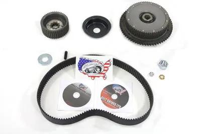 Belt Drive LTD. EVBB-3T-4 Clutch Drive Kit for Harley Davidson FL Models by Belt Drive LTD.