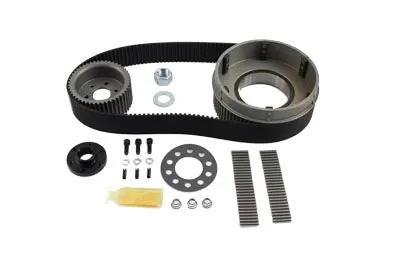 Belt Drive LTD. 76-47-2S Kick Start Open Primary Belt Drive Kit for Harley Davidson FL Models by Belt Drive LTD.