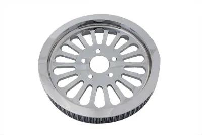 York 94-604 Chrome 16-Spoke Rear Drive Pulley with 65 Teeth for Harley Davidson FXST by York
