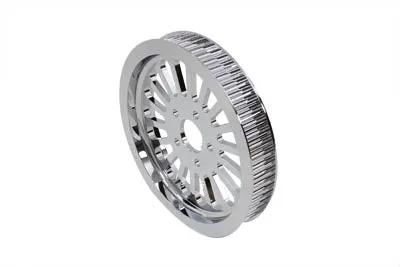 York 94-604 Chrome 16-Spoke Rear Drive Pulley with 65 Teeth for Harley Davidson FXST by York