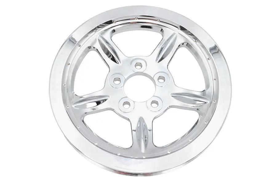 V-Twin Rear Drive Pulley 68 Tooth Chrome for Harley Davidson XL Models - Part 191443 by V-Twin