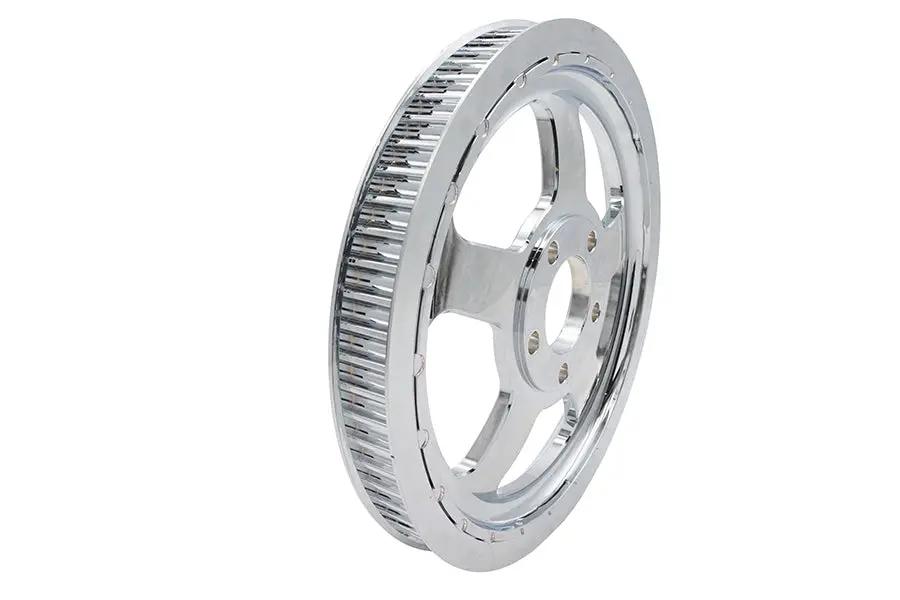 V-Twin Rear Drive Pulley 68 Tooth Chrome for Harley Davidson XL Models - Part 191443 by V-Twin