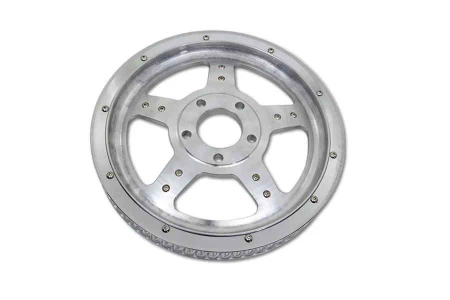 York Rear Drive Pulley 68 Tooth Chrome for Harley Davidson XL Models by York