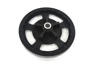 V-Twin Rear Pulley 68 Tooth Black for Harley Davidson FLT – 1 Inch Wide, OEM Cross Ref 40217-09 by V-Twin
