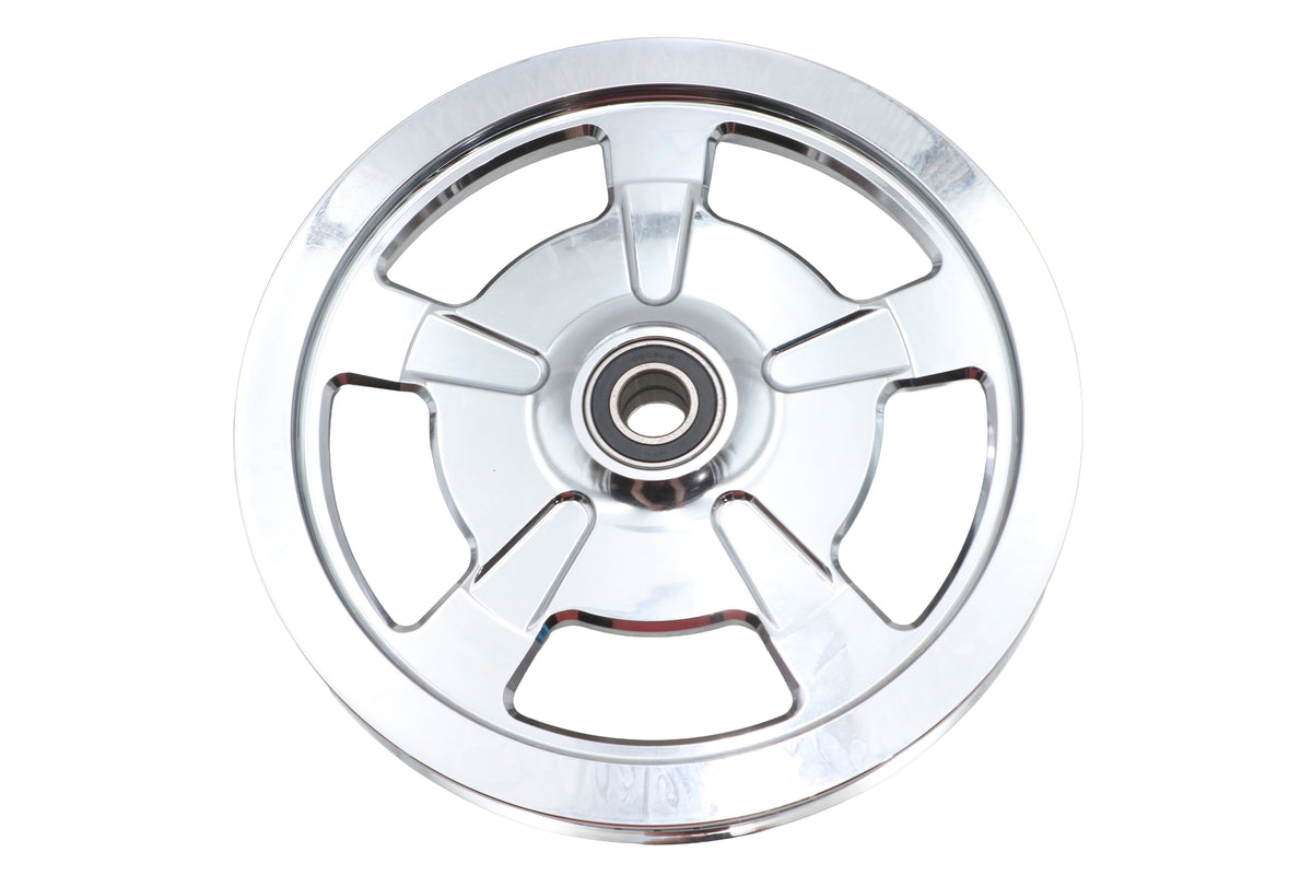 V-Twin 191447 Chrome Rear Drive Pulley, 68-Tooth