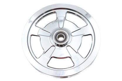 V-Twin 191447 Chrome Rear Drive Pulley, 68-Tooth