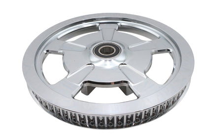 V-Twin 191447 Chrome Rear Drive Pulley, 68-Tooth