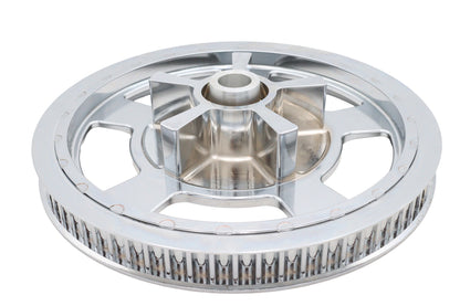 V-Twin 191447 Chrome Rear Drive Pulley, 68-Tooth