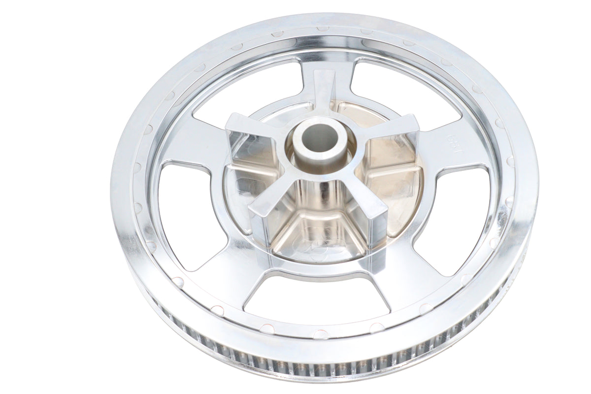 V-Twin 191447 Chrome Rear Drive Pulley, 68-Tooth