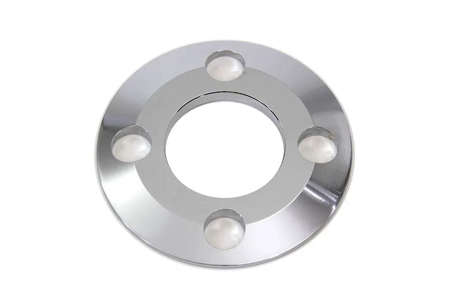 York Outer Clutch Pressure Plate Chrome for Harley Davidson FL (1941-1950) by York