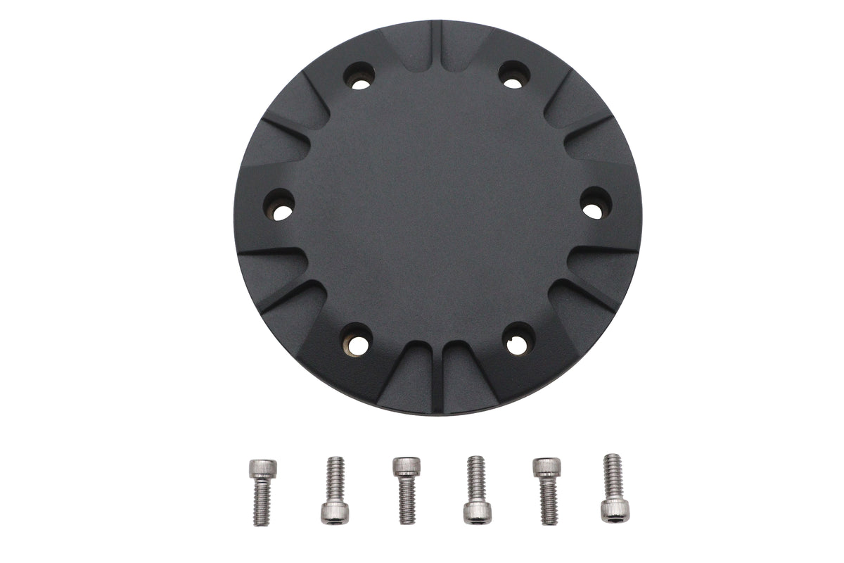 Ultima 58-673 2-Inch Primary Belt Drive Motor Pulley Cap, Black